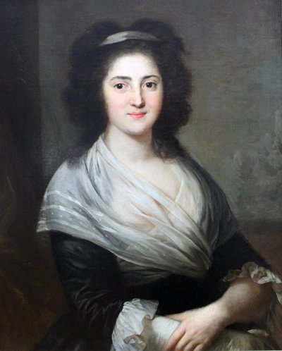 Ritratto di Henriette Herz (nata de Lemos). Presiedeva uno dei più celebri salotti letterari di Berlino da Anton Graff